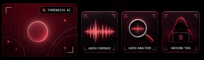 Audio Forensics & Tampering Platform Dark Theme